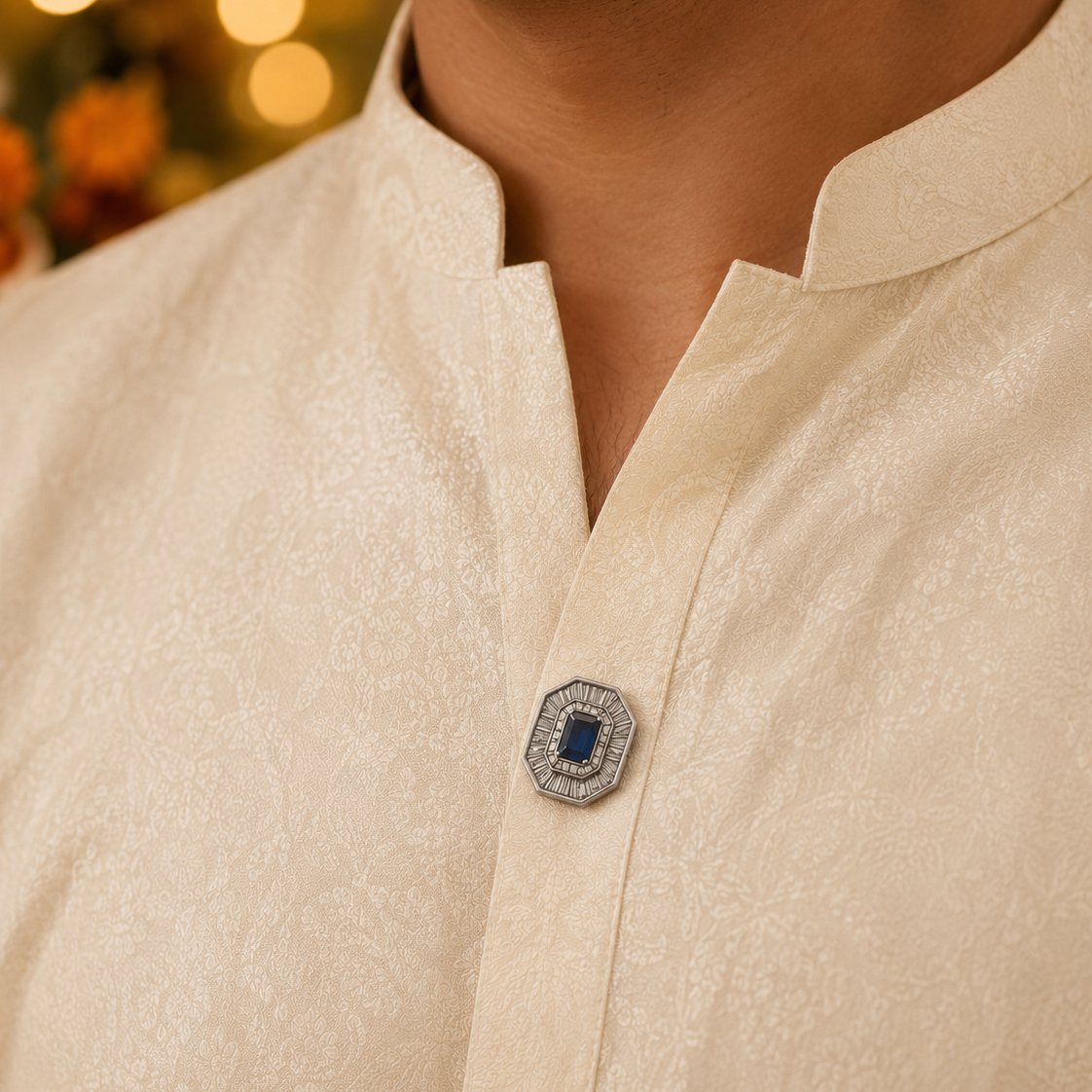 Nazar Rakhi x Button Cover