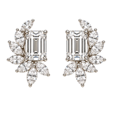 detachable emerald cut earrings thumbnail 1
