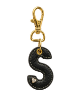 initial leather bag charm thumbnail 1