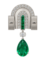 Emerald Brooch thumbnail 1