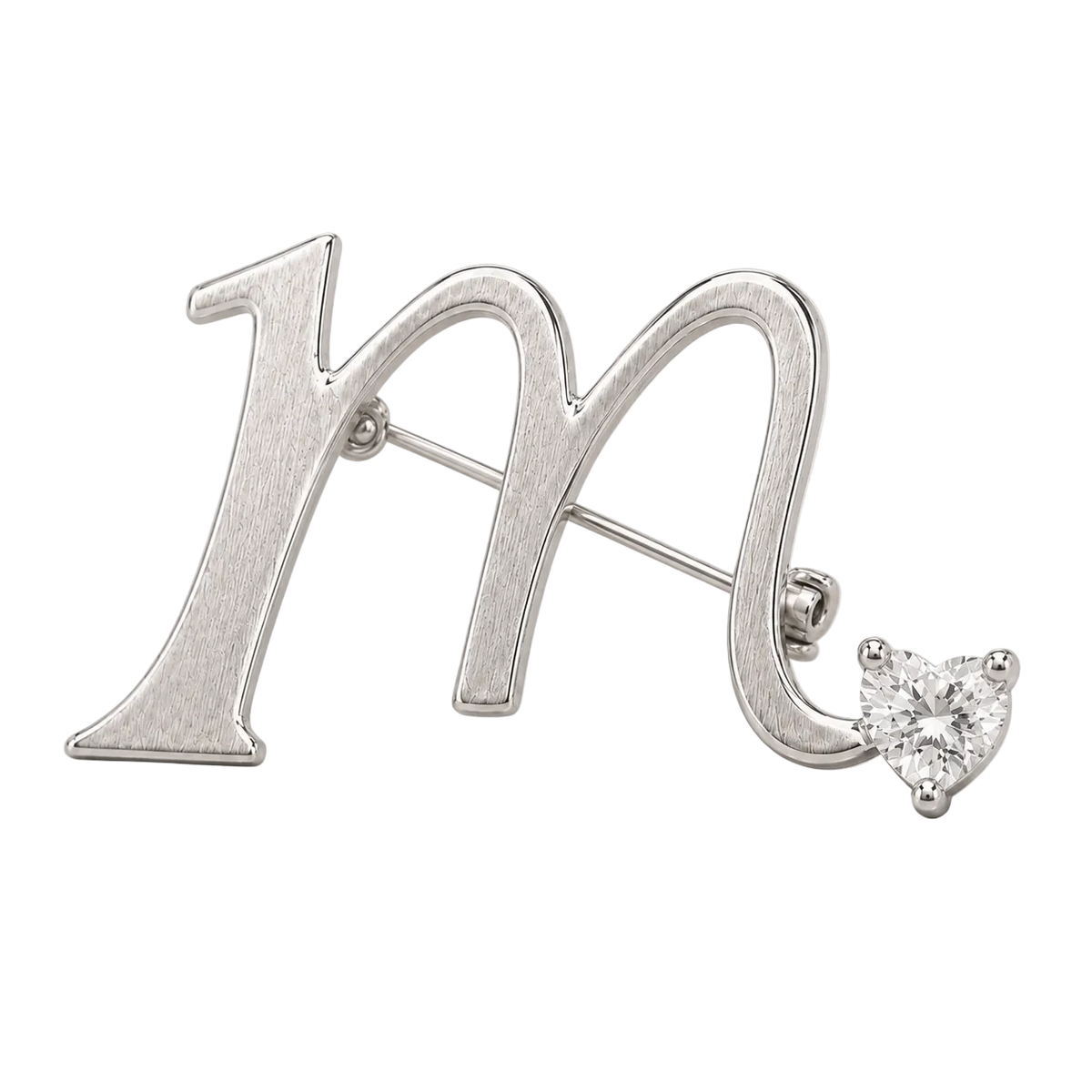 alphabet brooch