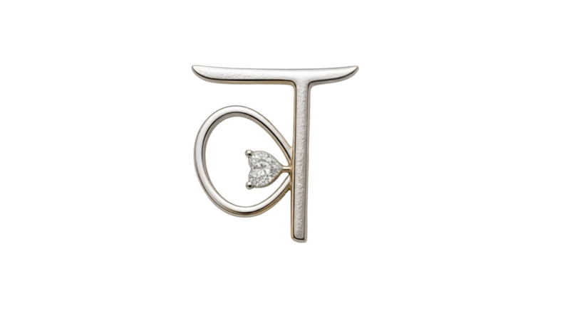 Initial Rakhi x Brooch